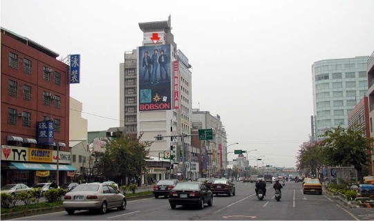 L-0021鐵架廣告塔-嘉義市垂楊路505號-新光三越、大遠百、市政府廣告看板
